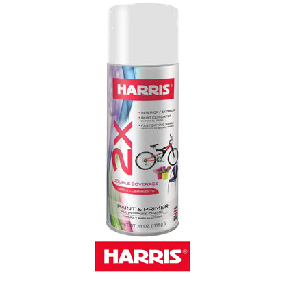 PINTURA DE SPRAY  BLANCO BRILLANTE 11 ONZAS  38101 HARRIS