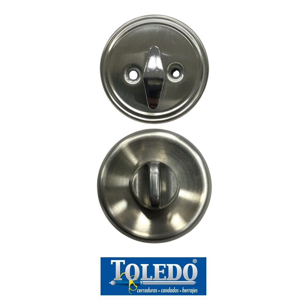 CERRADURA TOLEDO COMBO MALAGA LLAVE / MARIPOSA ACERO INOXIDABLE
