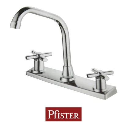 LLAVE DOBLE DE FREGADOR ACABADO CROMO CRUZ 036CSCC PRICE PFISTER