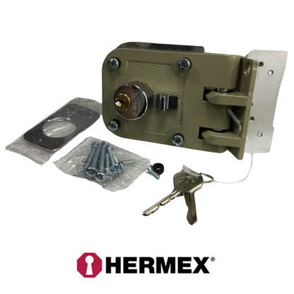 CERRADURA GARRA DE TIGRE DE SOLDAR DERECHA HERMEX PARA PUERTAS CORREDIZAS