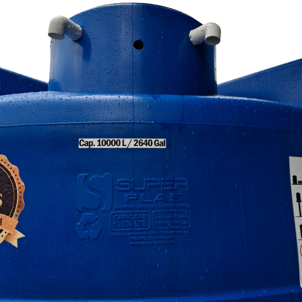 TANQUE DE RESERVA DE AGUA TRICAPA AZUL 2640 GALONES (10000 LITROS)