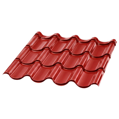 TEJA METALICA 3 GRADAS (3.82 PIES) ROJA TEJAGALA