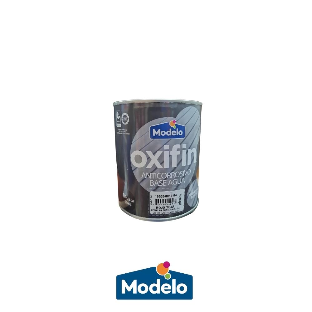 PINTURA ANTICORROSIVA OXIFIN ROJO TEJA 1/4 19505-0014-04 MODELO