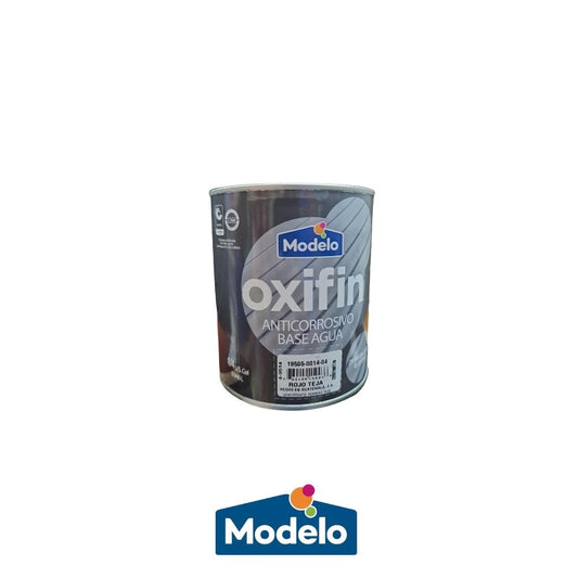 PINTURA ANTICORROSIVA OXIFIN ROJO TEJA 1/4 19505-0014-04 MODELO