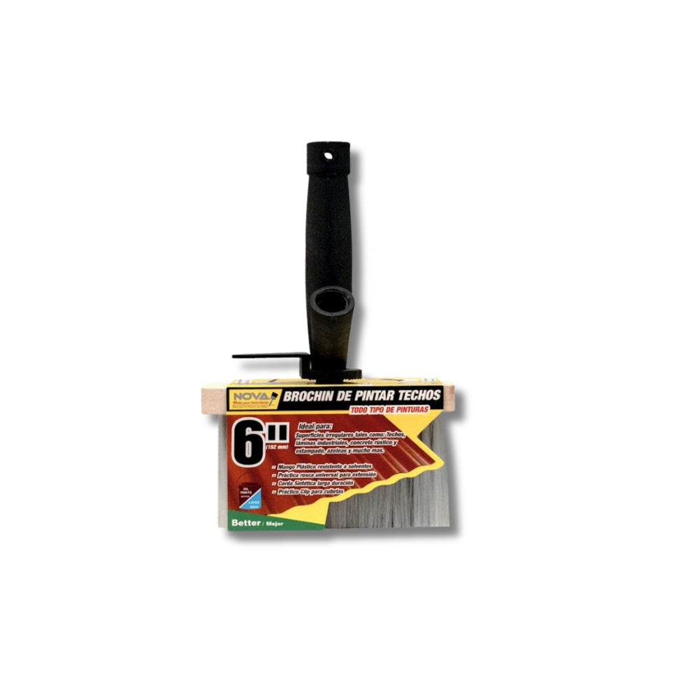 BROCHIN NOVA P/PINTAR TECHOS 6 PULGADAS K1700-60W