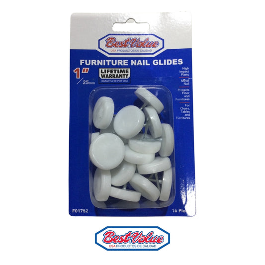 DESLIZADORES  PULGADASBEST VALUE PULGADAS 1 PULGADAS (16PCS)