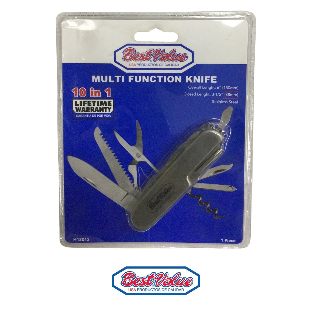 CUCHILLA 10 EN 1  PULGADASBEST VALUE PULGADAS