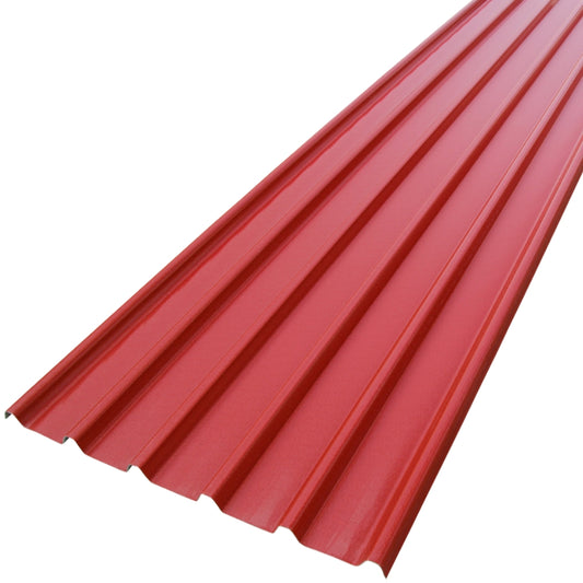 TECHO FIBERGLASS REFORZADO CON UPVC COLOR TERRA (940MM X 5.8MT X 2.01MM)