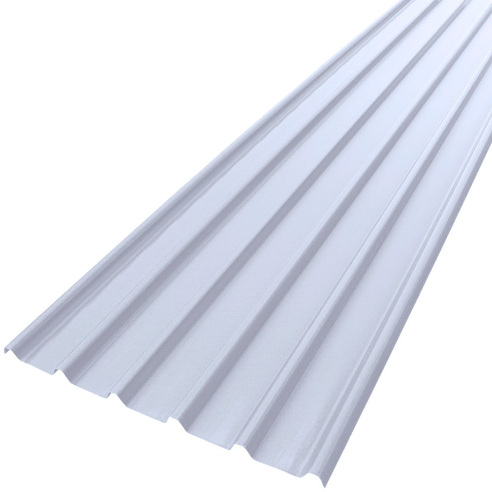 TECHO FIBERGLASS REFORZADO CON UPVC COLOR BLANCO (5.8M X 940MM X 2.0MM)