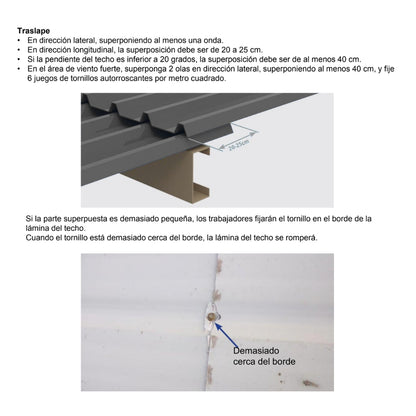 TECHO FIBERGLASS REFORZADO CON UPVC COLOR GRIS (940MM X 5.8MT X 2.01MM)