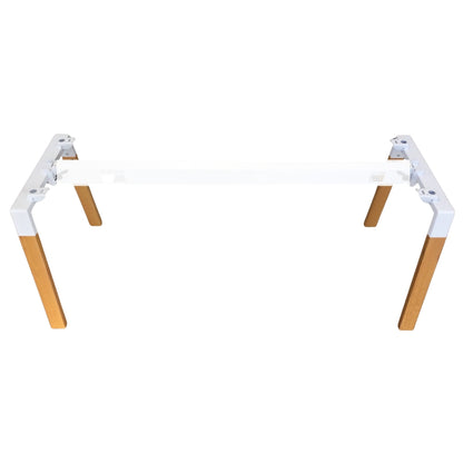 PATAS DE ESCRITORIO URANUS METAL LEG 800MM WHITE RIVAL