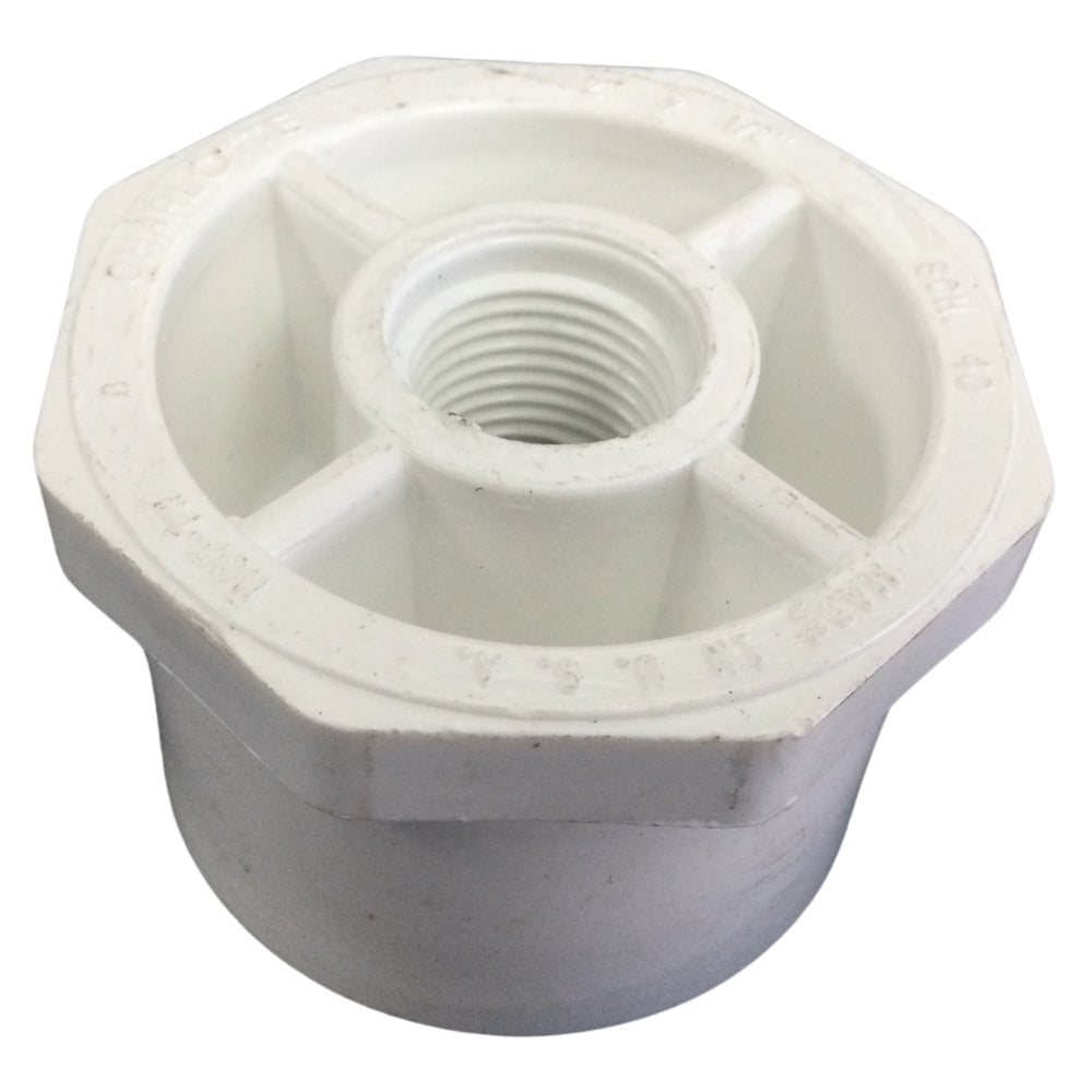 REDUCCION PVC 2 PULGADAS X 1/2 PULGADAS CON ROSCA SCH-40