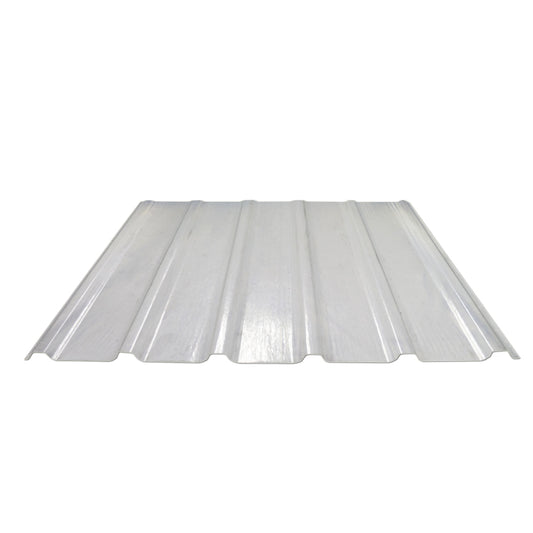 LAMINA DE FIBRA DE VIDRIO TRANSPARENTE PARA TECHO CORRUGACION PAZKO 1.07m X 2.44m (42in X  8ft) STABILLIT