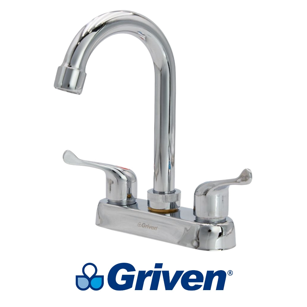 LLAVE DOBLE DE LAVAMANOS CUELLO TIPO BAR GRIVEN A367-15061A-C