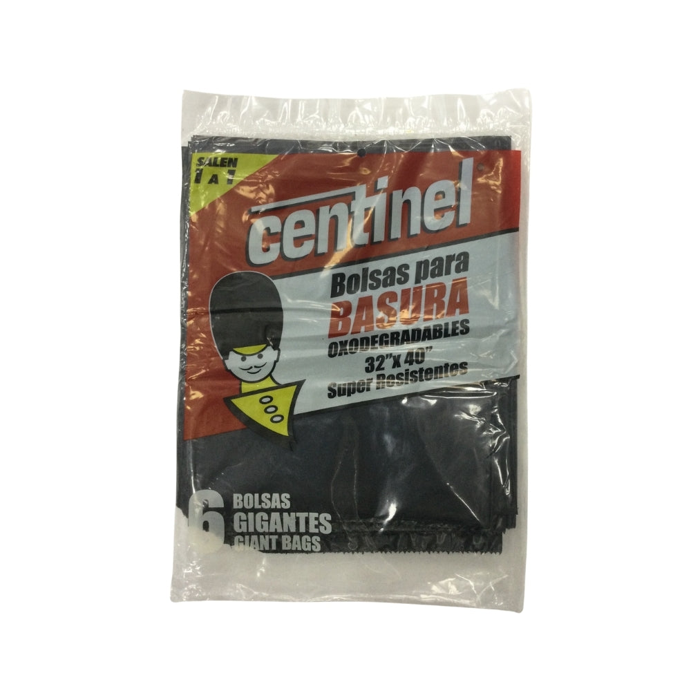BOLSA PARA BASURA CENTINEL OXO JARDIN 6U 32X40