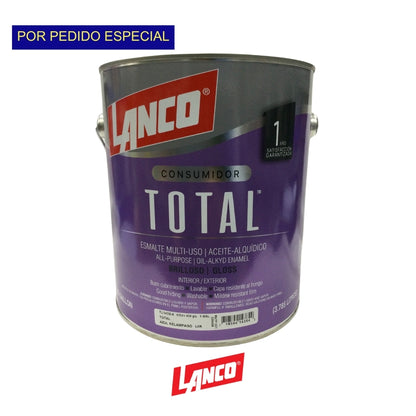 PINTURA ESMALTE BRILLANTE TOTAL ACEITE BLUE THUNDER GLN TL1438-4 LANCO