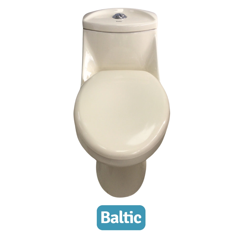 INODORO UNA PIEZA ELONGADO COLOR BEIGE BALTIC OCEANUS SR-1001