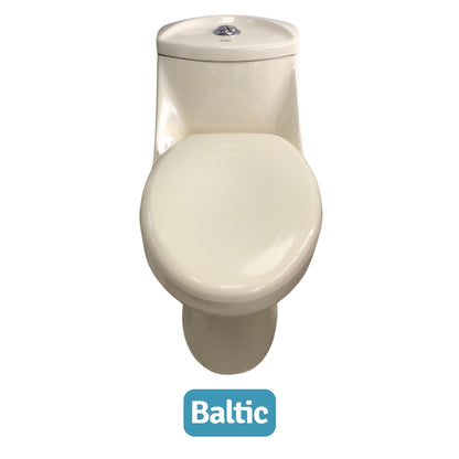 INODORO UNA PIEZA ELONGADO COLOR BEIGE BALTIC OCEANUS SR-1001