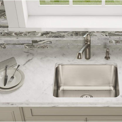 FREGADOR BAJO MESA SENCILLO DE ACERO INOXIDABLE 58X45 CM (23 PULGADASX17 PULGADASX8 PULGADAS) GRIVEN GV-5845