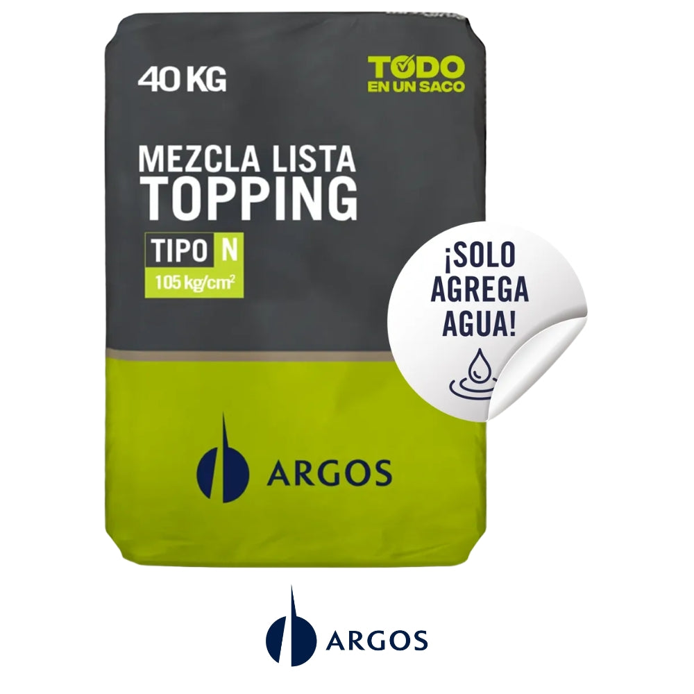 MEZCLA LISTA TOPPING 40KG ARGOS