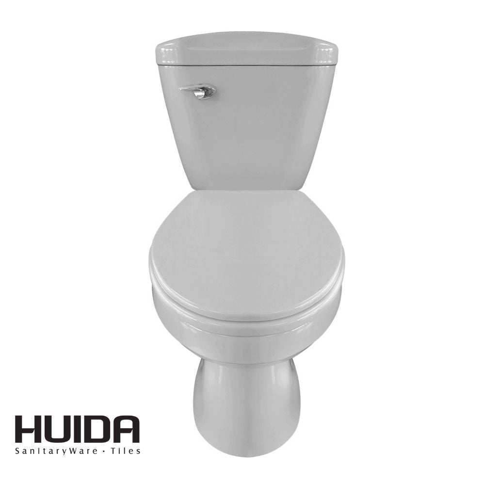 INODORO DOS PIEZAS ELONGADO COLOR GRIS HUIDA