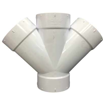 YEE DOBLE PVC 100MM-4 PULGADAS SANITARIO LIVIANO
