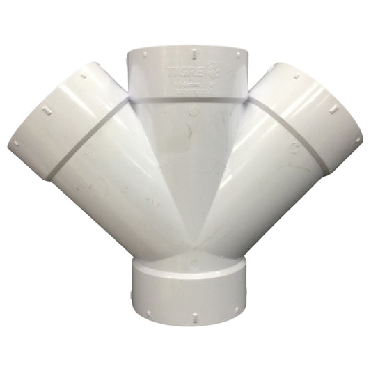 YEE DOBLE PVC 100MM-4 PULGADAS SANITARIO LIVIANO