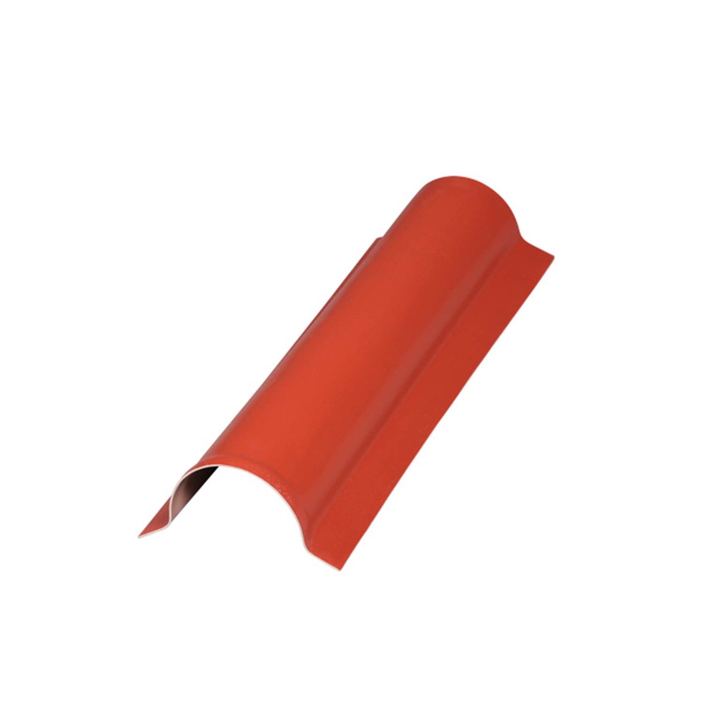 CABALLETE LATERAL PARA TECHO DE UPVC 0.82m X 3mm ACABADO TERRA ROYAL