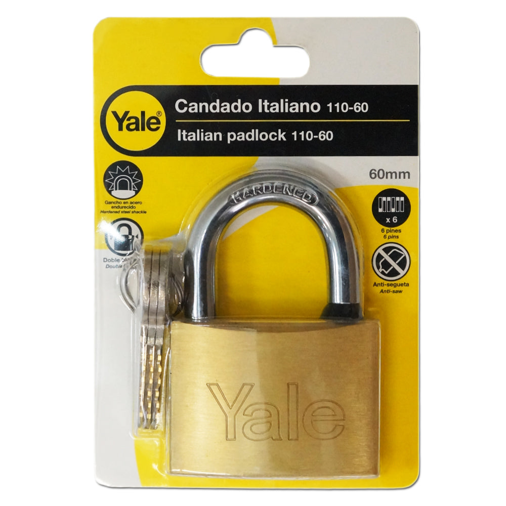 CANDADO DE 60MM 110-60 YALE