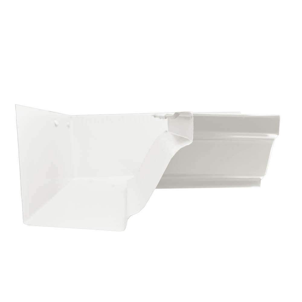 ESCUADRA EXTERNA PARA CANAL DE TECHO 6 PIES ACABADO BLANCO