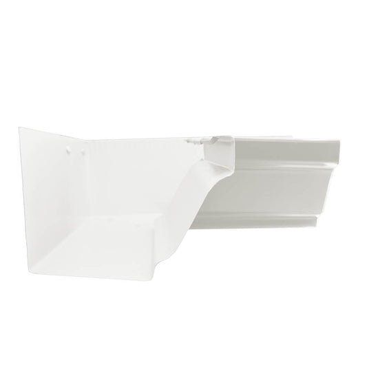 ESCUADRA EXTERNA PARA CANAL DE TECHO 6 PIES ACABADO BLANCO