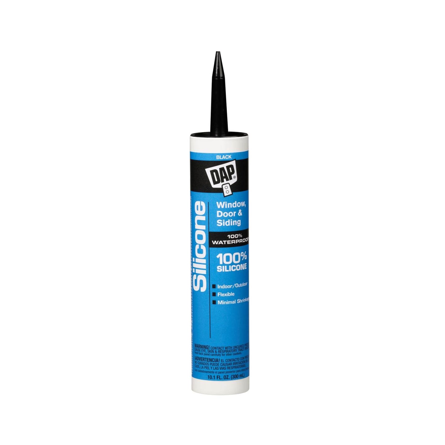 SILICONE  10.3 ONZAS NEGRO DAP
