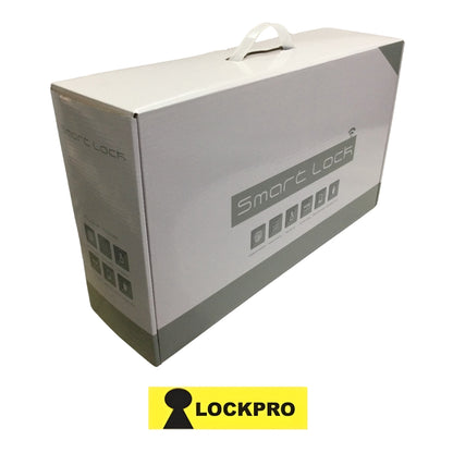 CERRADURA INTELIGENTE BIOMETRICA NEGRA DIGITAL 5 METODOS DE APERTURA HR-12 LOCKPRO