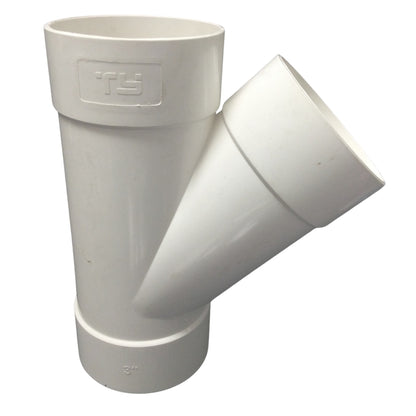 YEE PVC DWV 75MM-3 PULGADAS SANITARIO LIVIANO C/C