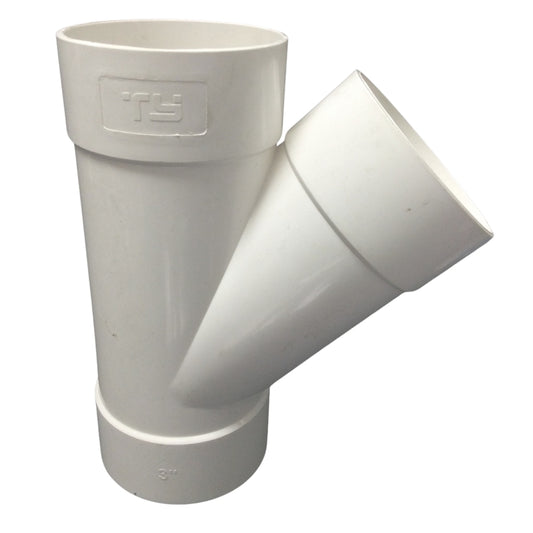 YEE PVC DWV 75MM-3 PULGADAS SANITARIO LIVIANO C/C