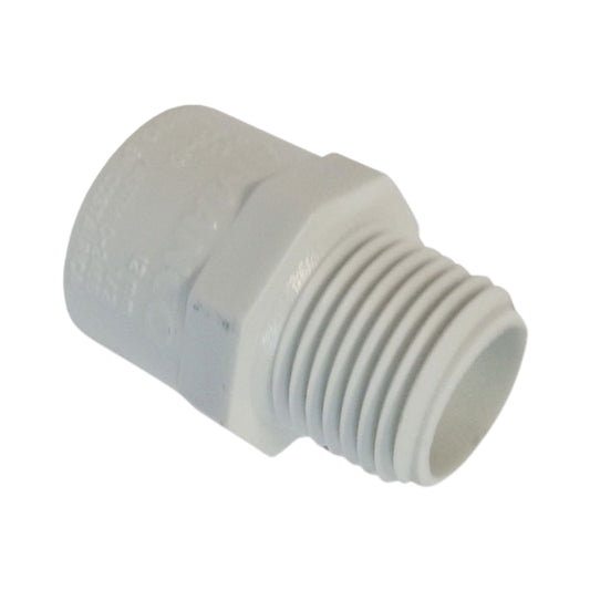 ADAPTADOR MACHO PVC SCH-40 12MM-1/2 PULGADAS C/C
