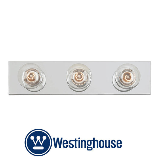 LAMPARA DE BAÑO 3LUZ 100W G25 CROMO PULIDO