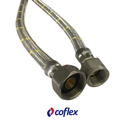 MANGUERA FLEXIBLE PARA GAS 3/8 FLARE X 1/2 FIP X 80CM EAG-K80