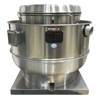 EXTRACTOR CENTRIFUGO DE DESCARGA VERTICAL PARA CAMPANA RCF-400 SIN MOTOR