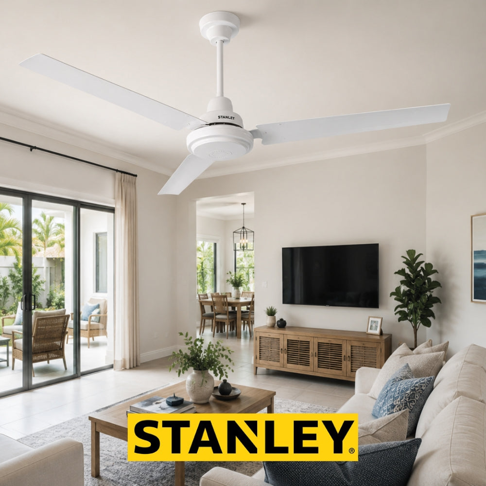 VENTILADOR DE TECHO DE 56 PULGADAS BLANCO STANLEY