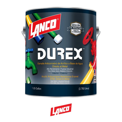 PINTURA DE ESMALTE ANTICORROSIVO DUREX ACCENT GL DE735-4 LANCO