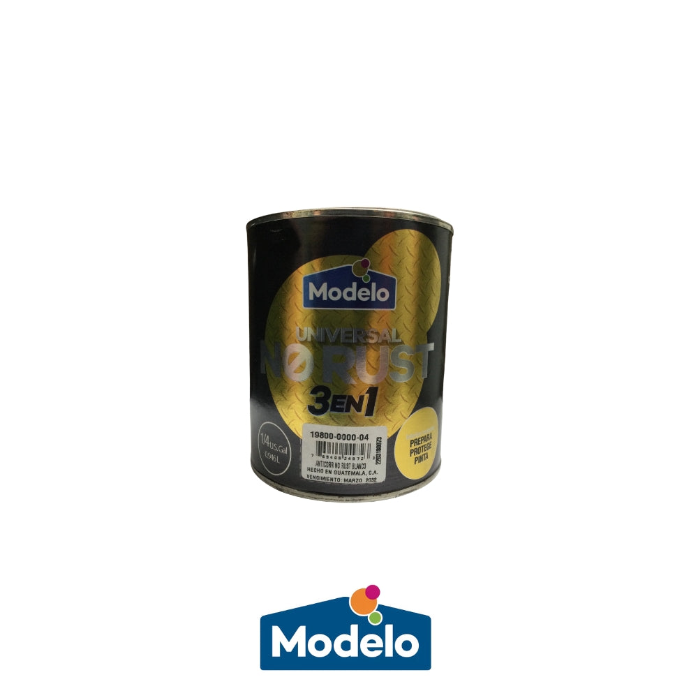 PINTURA ANTICORROSIVO 1/4 NO RUST BLANCO 3 EN 1 MODELO 19800-0000-04
