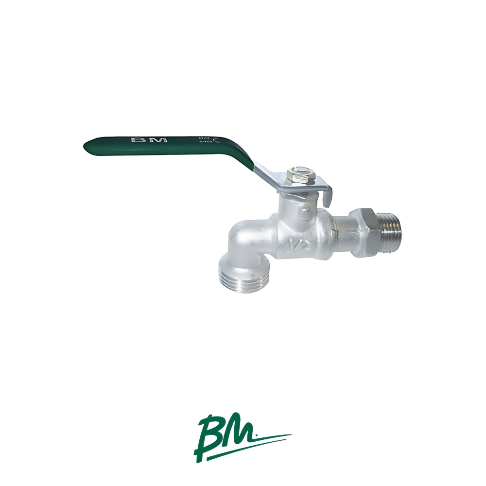 LLAVE DE MANGUERA DE BOLA CROMADA BM-MB