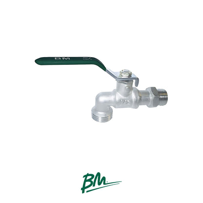 LLAVE DE MANGUERA DE BOLA CROMADA BM-MB