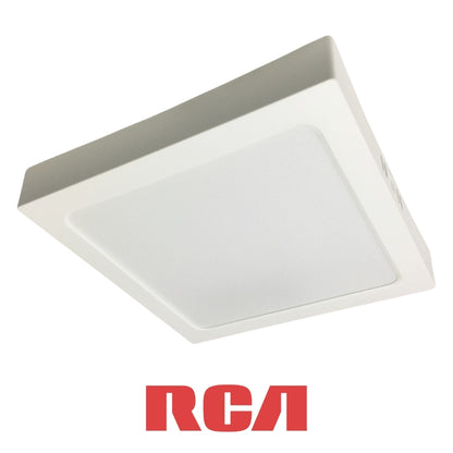 PANEL LED SOBREPUESTO CUADRADO 18W LUZ DIA 85-277V 1260LM RCA (RLCSLD18W)