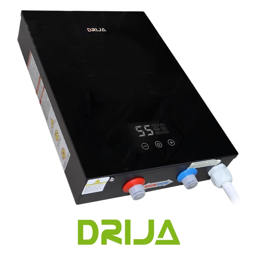 CALENTADOR DE AGUA ELECTRICO DRIJA, 21.5L, 220V, 14KW, PANEL DIGITAL, TARJETA ELECTRONICA INVERTER
