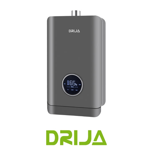 CALENTADOR DE AGUA A GAS DRIJA, 13 L, PANTALLA LED TACTIL, COLOR GRIS