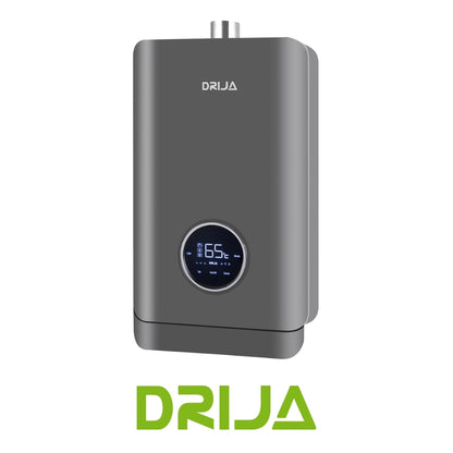 CALENTADOR DE AGUA A GAS DRIJA, 17 L, PANTALLA LED TACTIL, COLOR GRIS