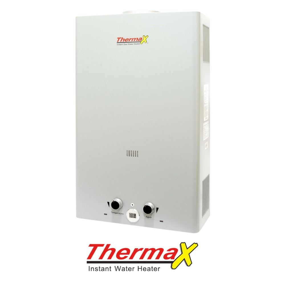 CALENTADOR DE AGUA THERMAX A GAS 14LTS AUTOM.(JSD28C) COLOR GRIS