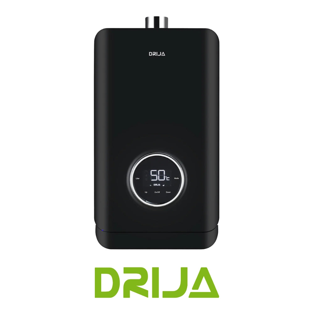 CALENTADOR DE AGUA A GAS DRIJA, 21 L, PANTALLA LED TACTIL, COLOR BLACK, CLT21 LBLACK